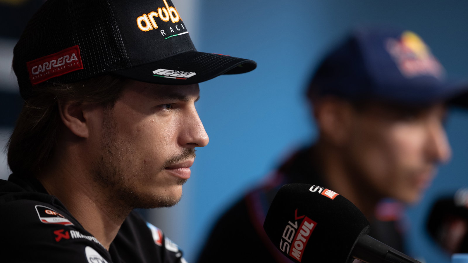 Nicolo Bulega, 2025 Spanish WorldSBK, pre-event press conference. Credit: Gold and Goose.