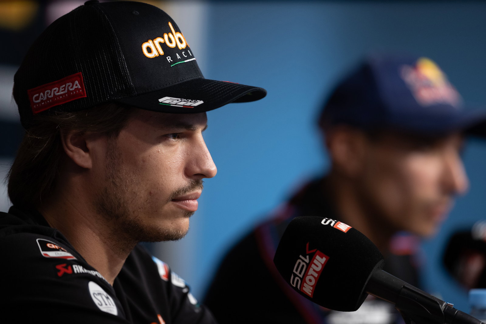 Nicolo Bulega, 2025 Spanish WorldSBK, pre-event press conference. Credit: Gold and Goose.