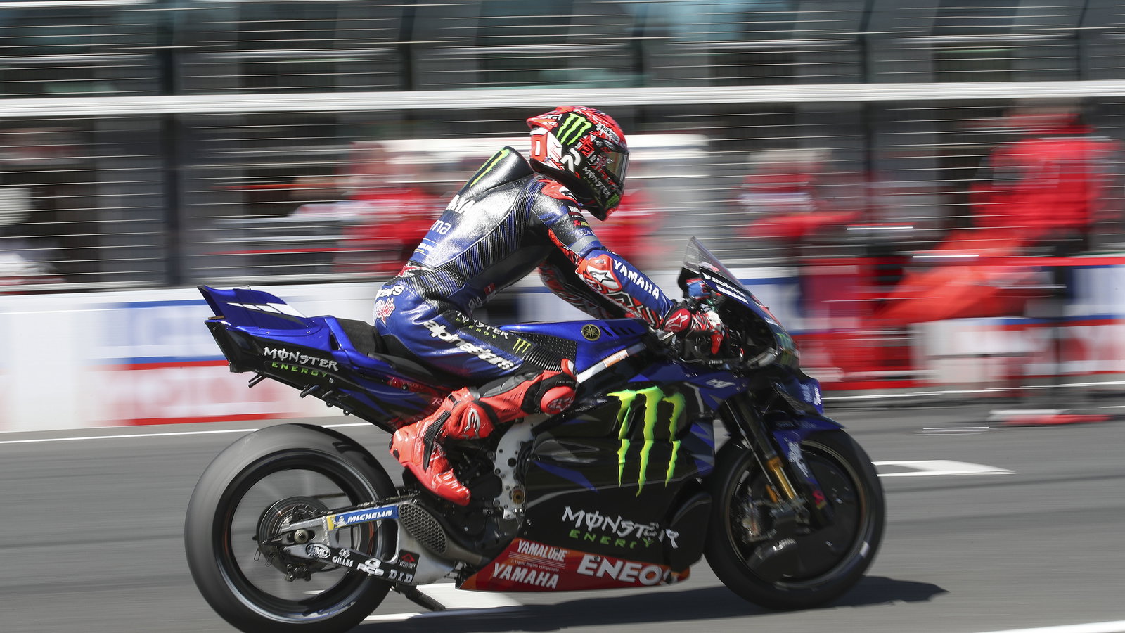 Fabio Quartararo, 2025 MotoGP Australian Grand Prix, grid. Credit: Gold and Goose.