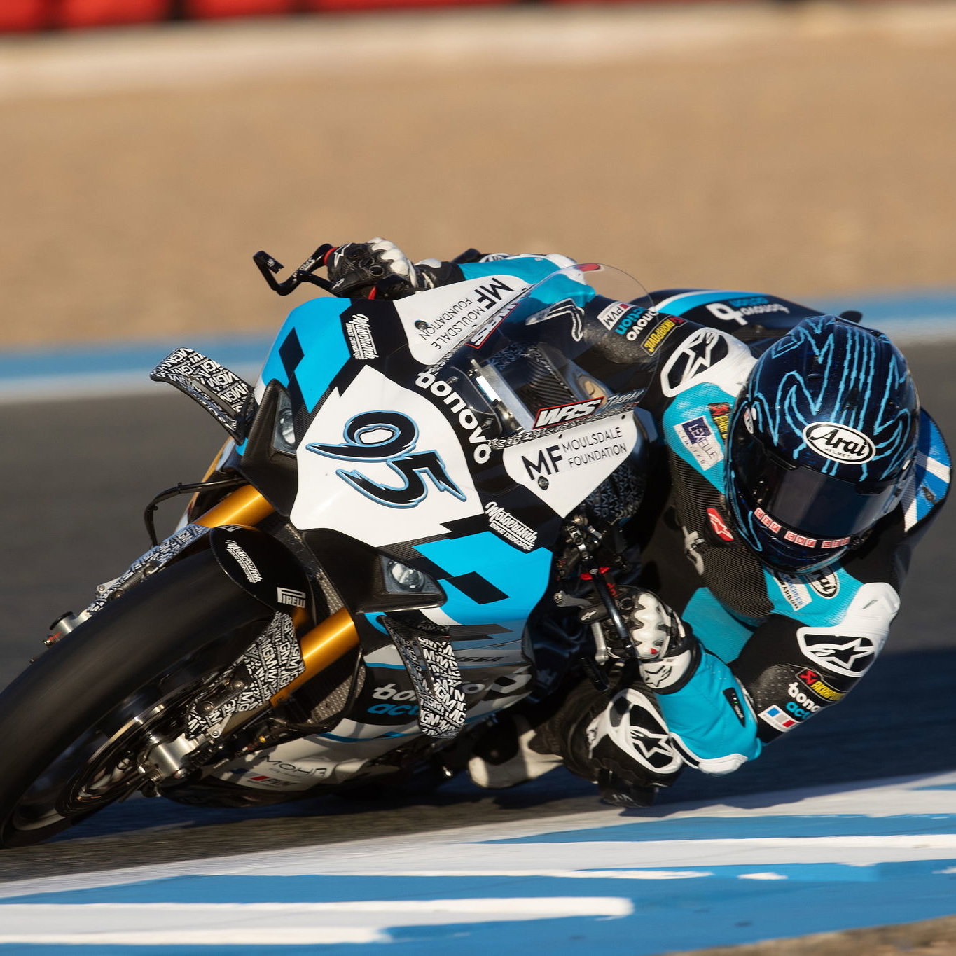 Tarran Mackenzie, 2025 Spanish WorldSBK. Credit: Gold and Goose.