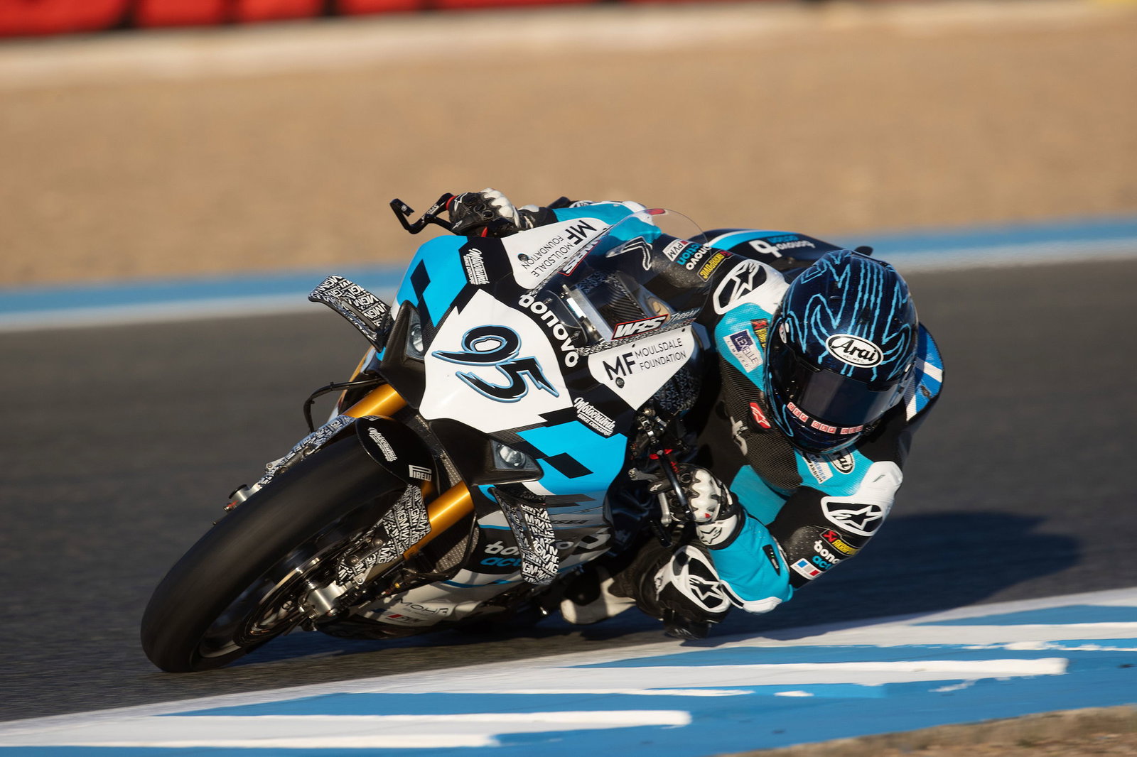 Tarran Mackenzie, 2025 Spanish WorldSBK. Credit: Gold and Goose.