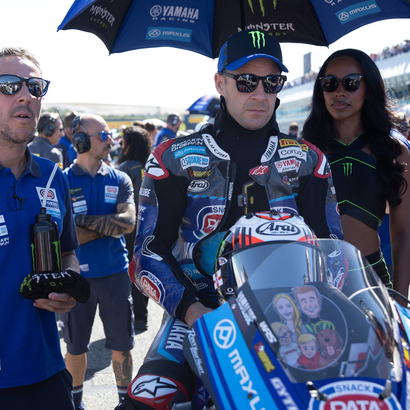 Jonathan Rea, 2025 Spanish WorldSBK, grid. Credit: Gold and Goose.