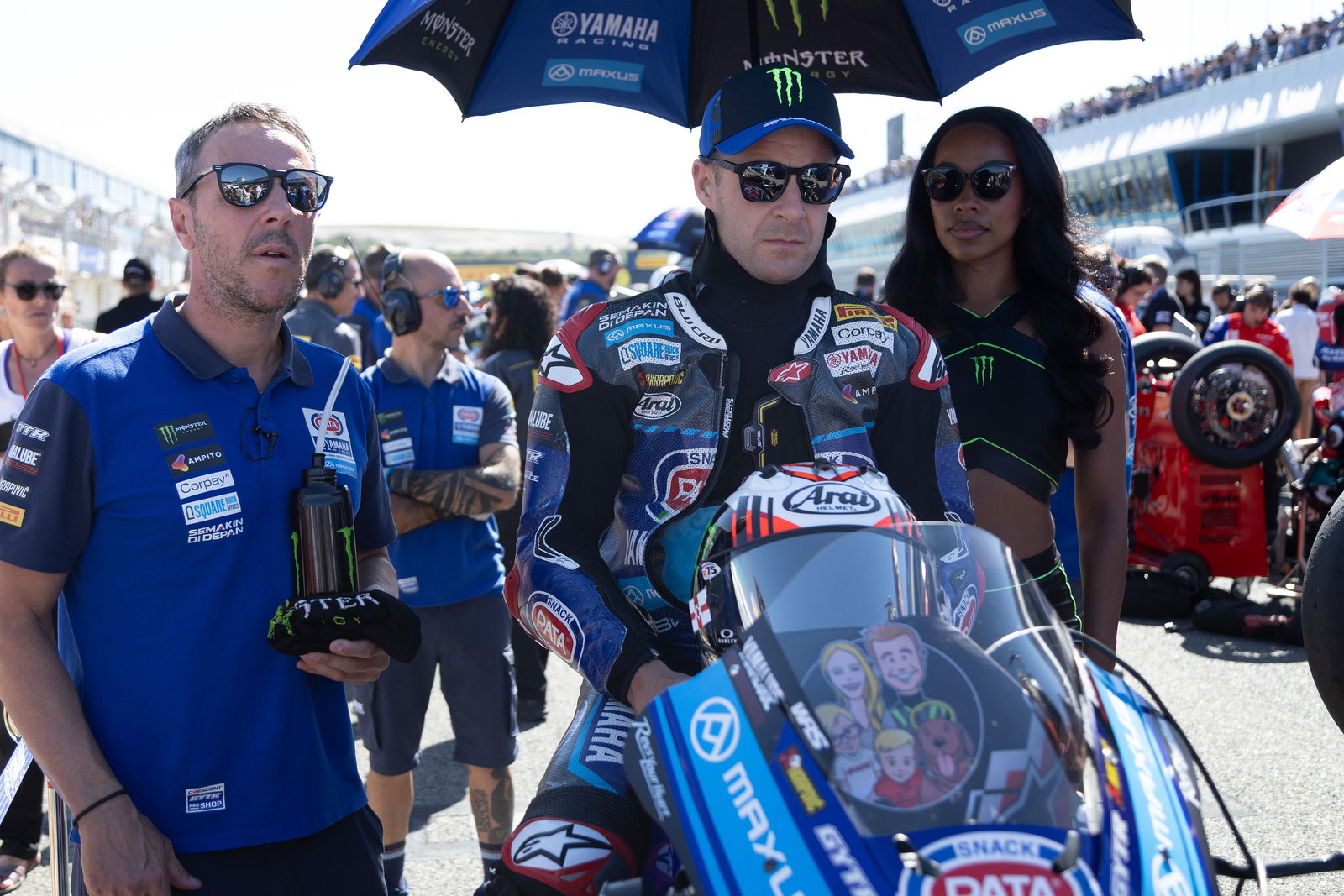 Jonathan Rea, 2025 Spanish WorldSBK, grid. Credit: Gold and Goose.