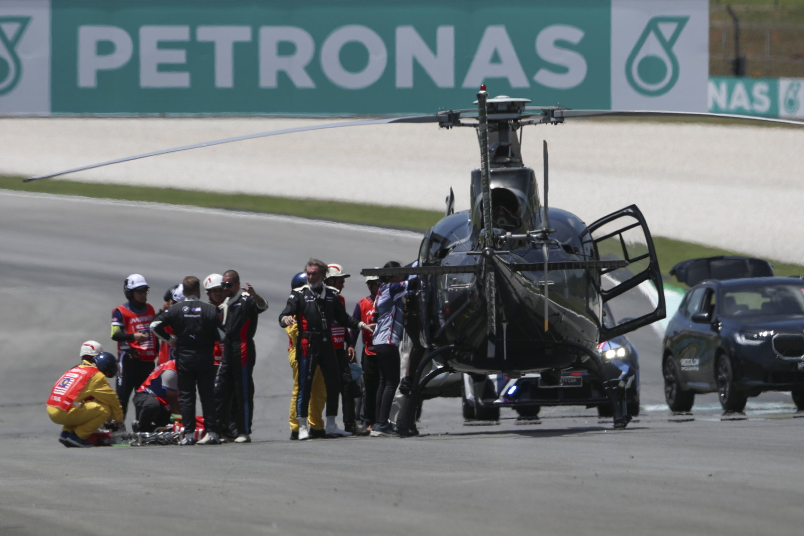 Moto3 accident at the 2025 Malaysian Grand Prix