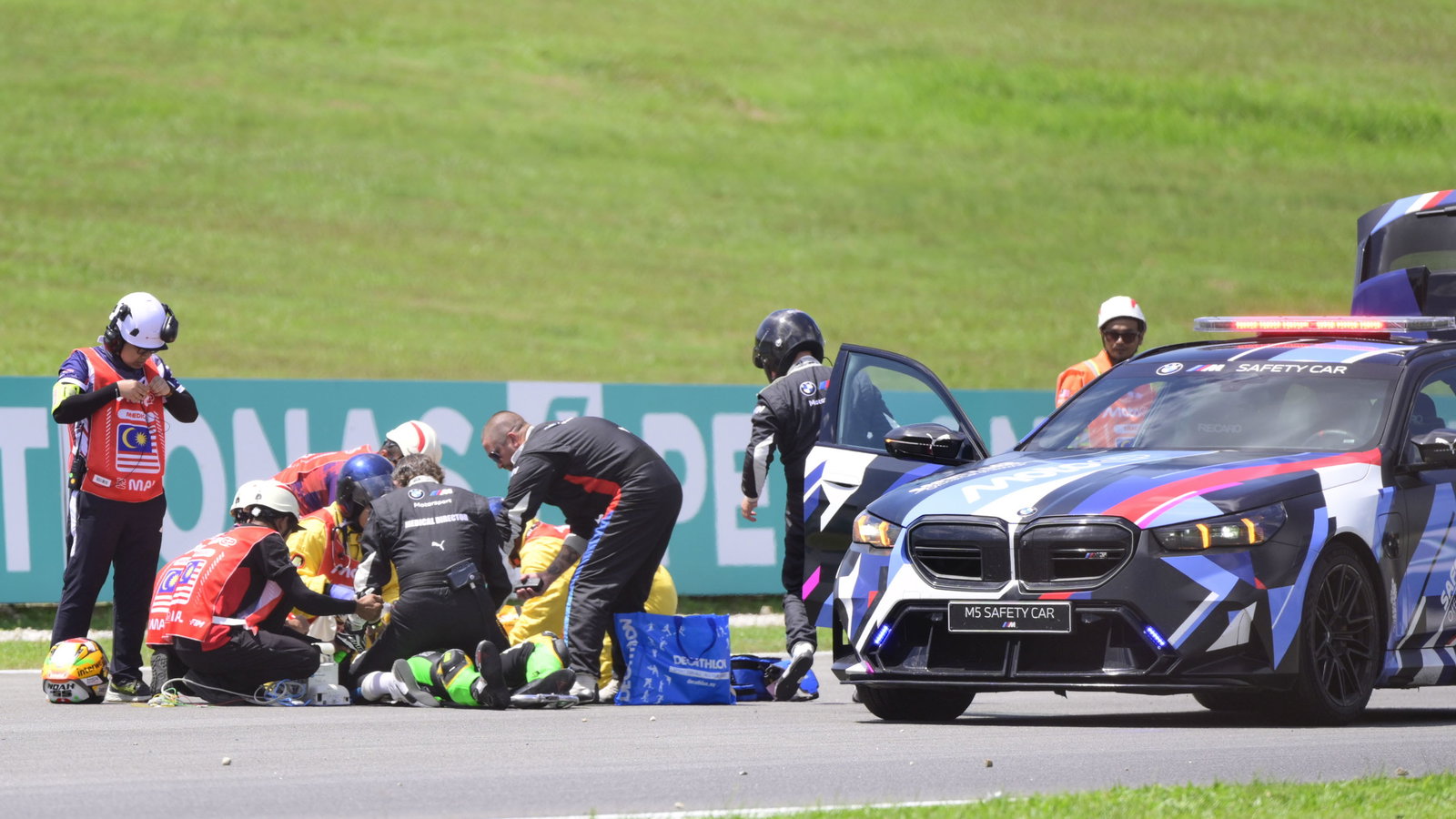 Serious Moto3 accident at the 2025 Malaysian MotoGP