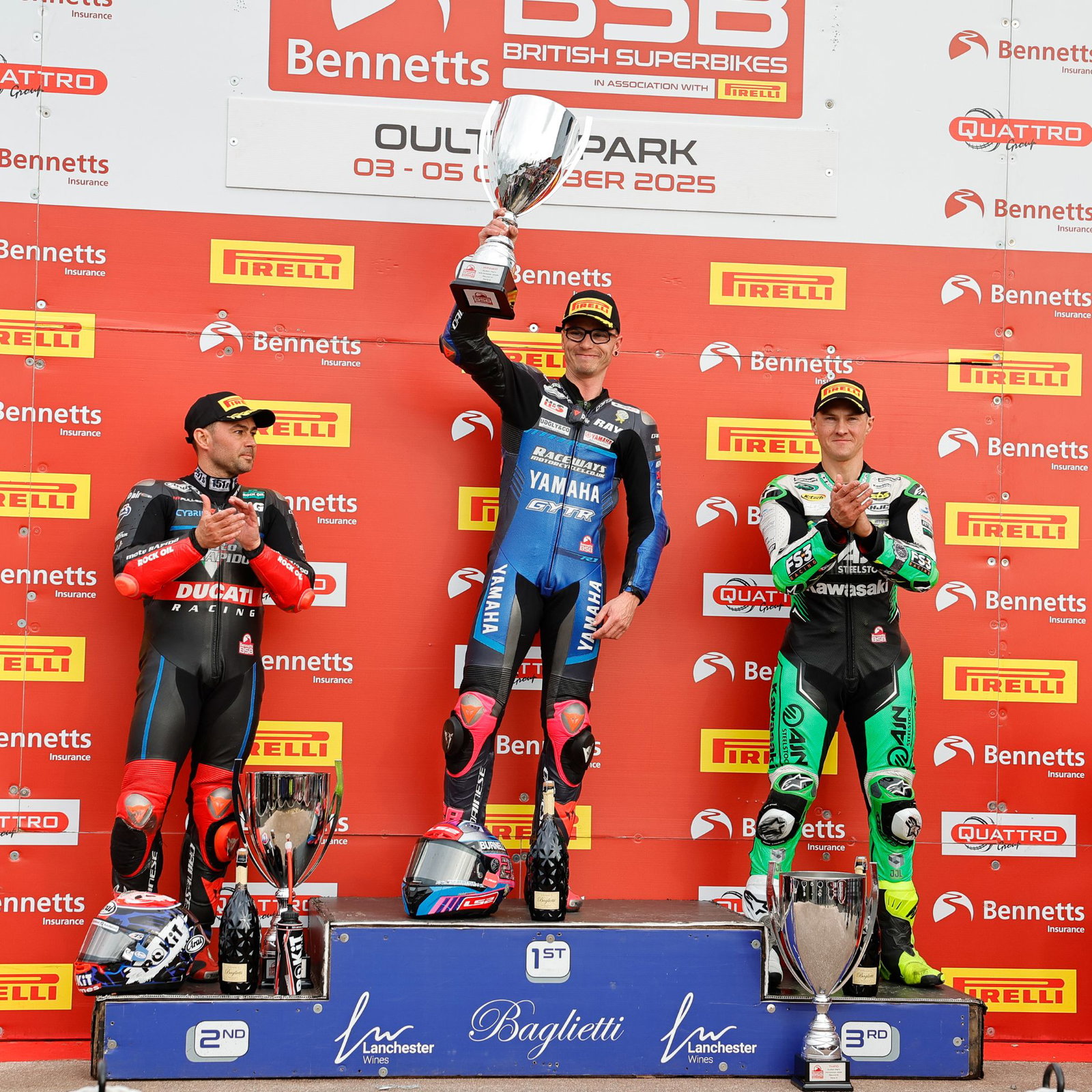 Bradley Ray, BSB, 2025, Oulton Park, race 2, podium