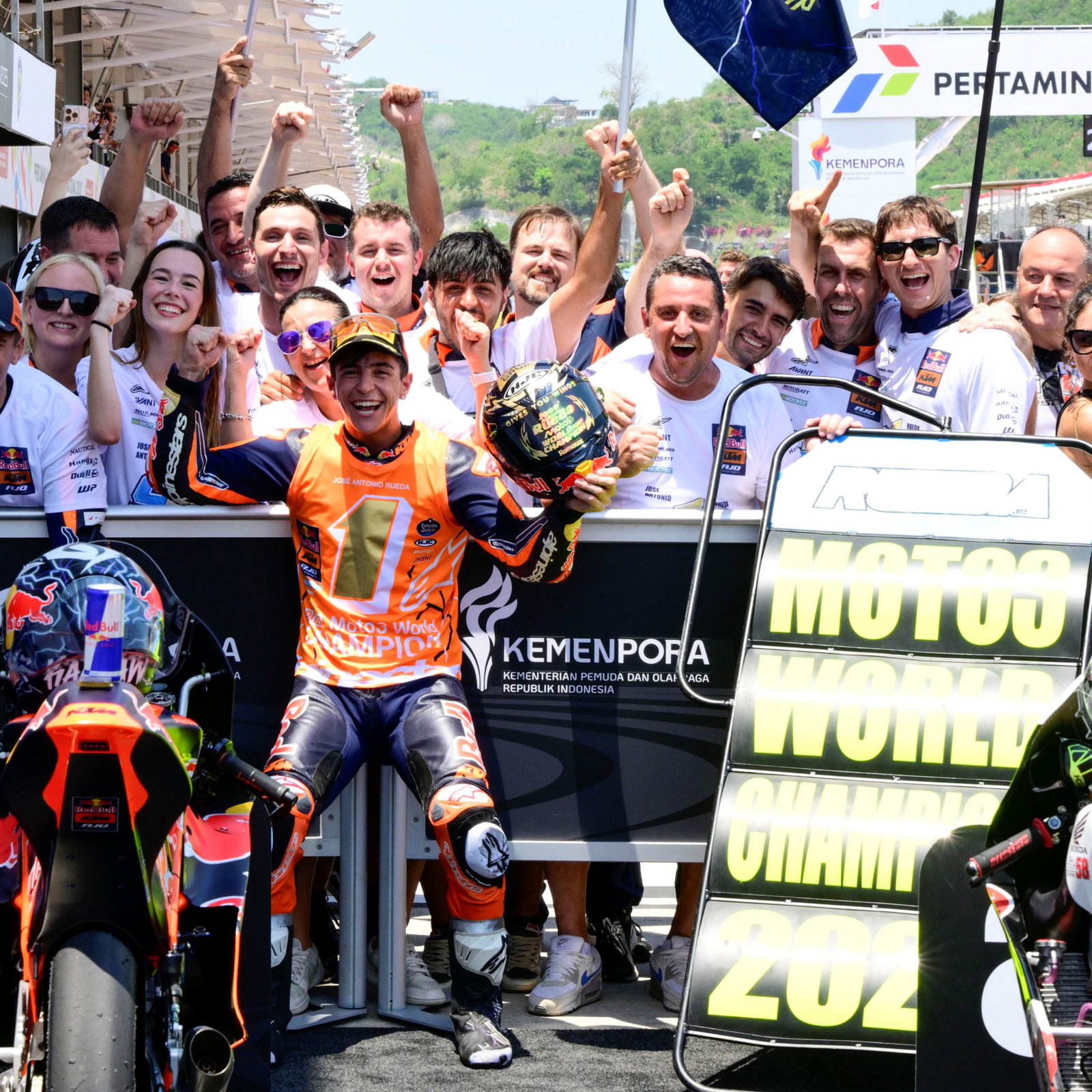 Jose Antonio Rueda, Moto3, 2025, Indonesia, World Champion