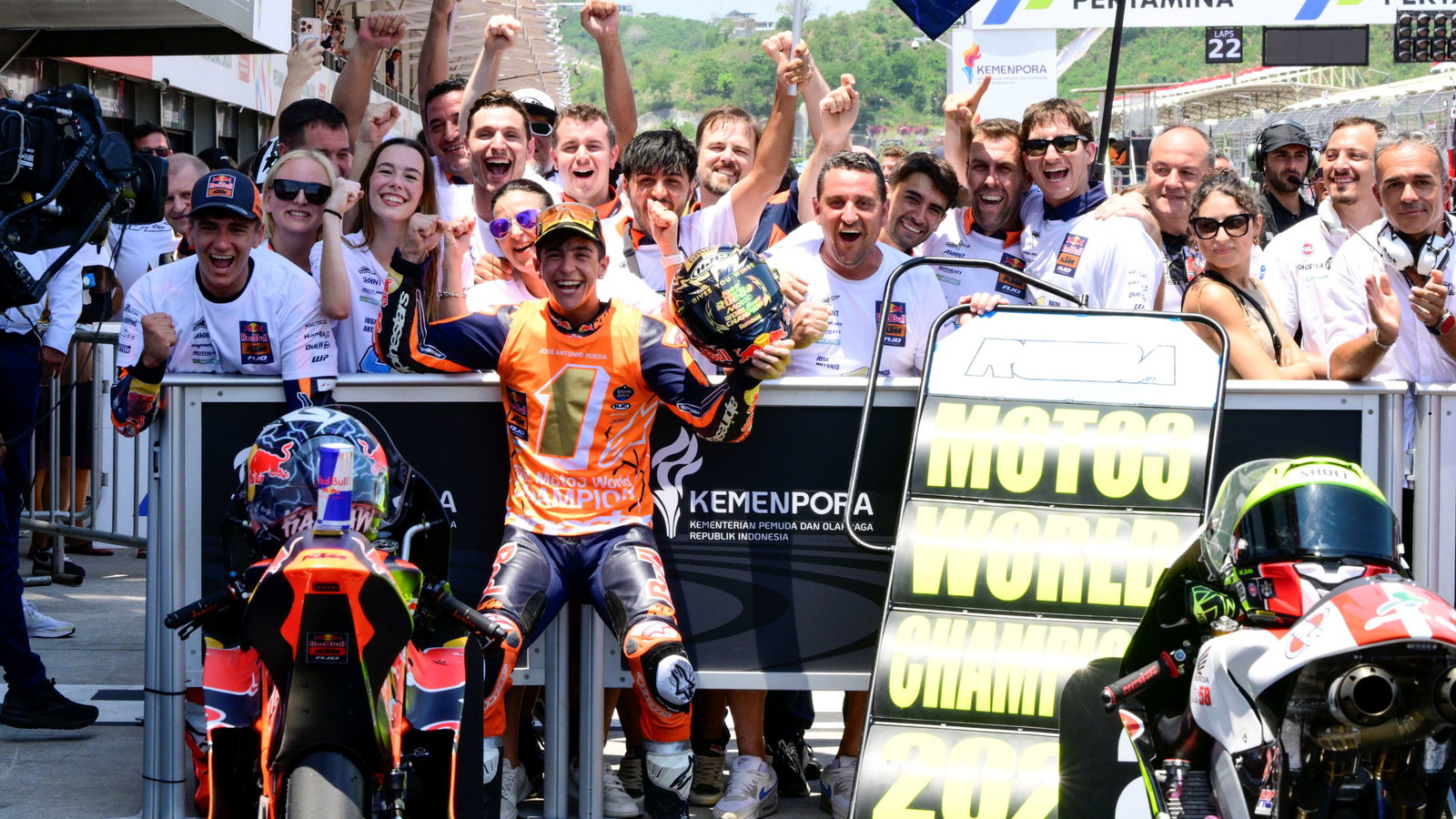 Jose Antonio Rueda, Moto3, 2025, Indonesia, World Champion