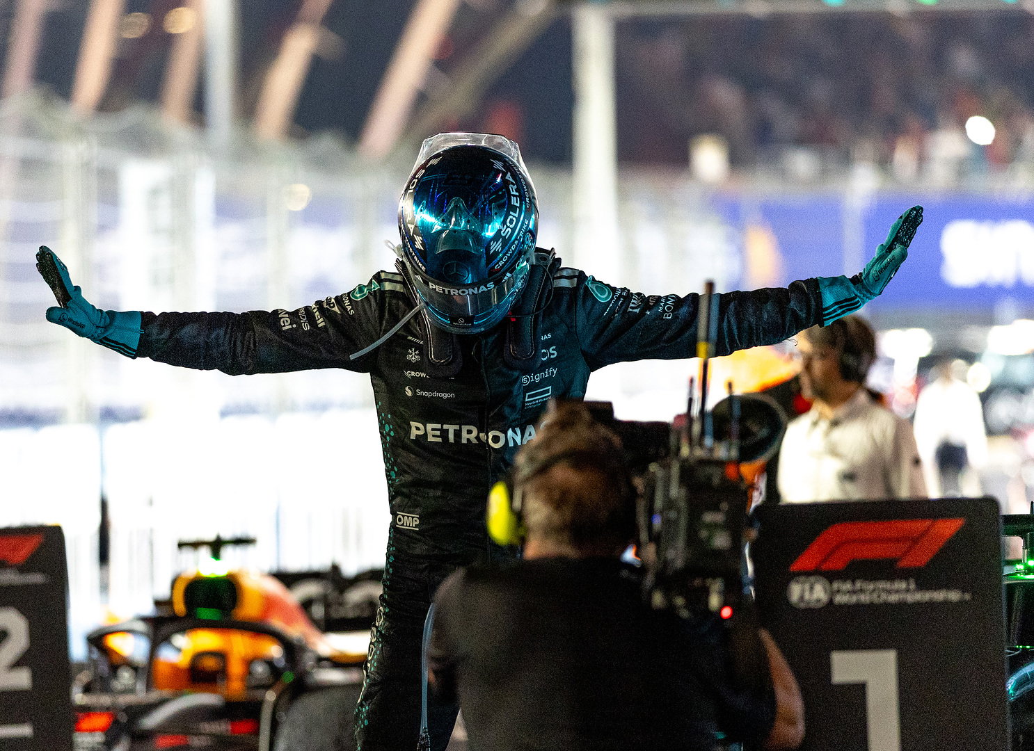 Russell scored his second win of 2025