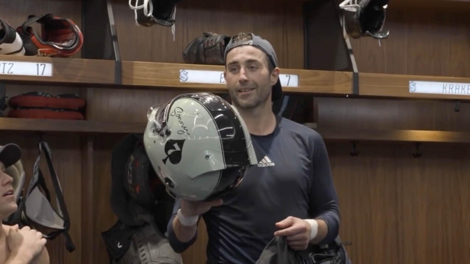 Sonny Hayes F1 helmet replica for the Seattle Kraken NHL team