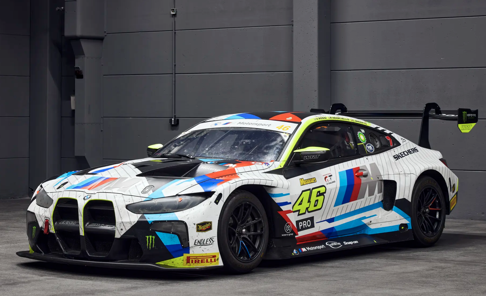 Valentino Rossi BMW GT3 car