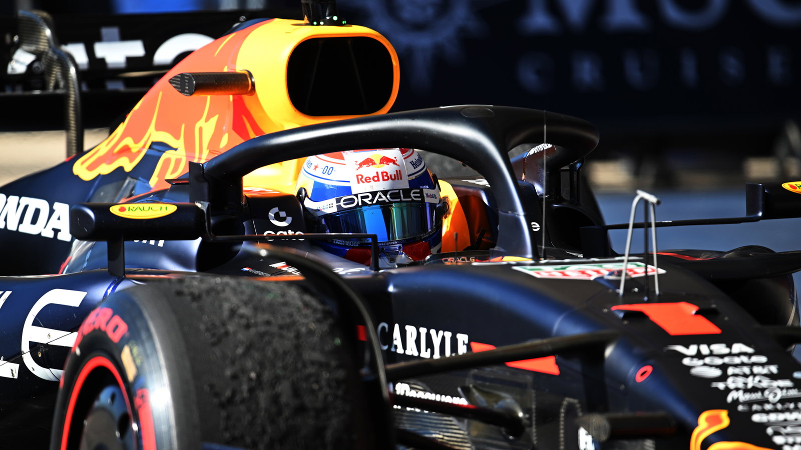 Verstappen is catching the McLaren drivers