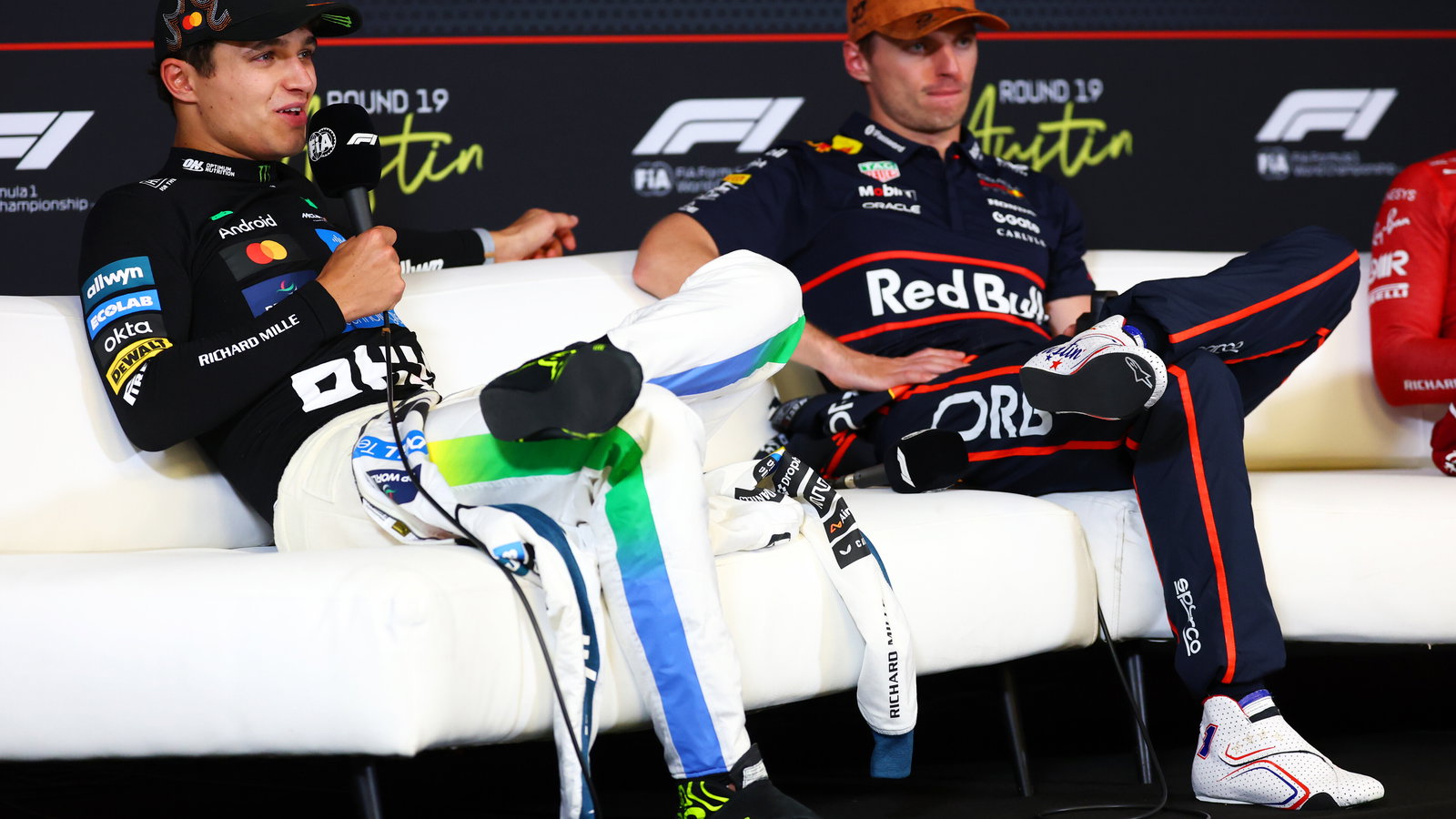 Norris shared a joke in the post-race press conference 