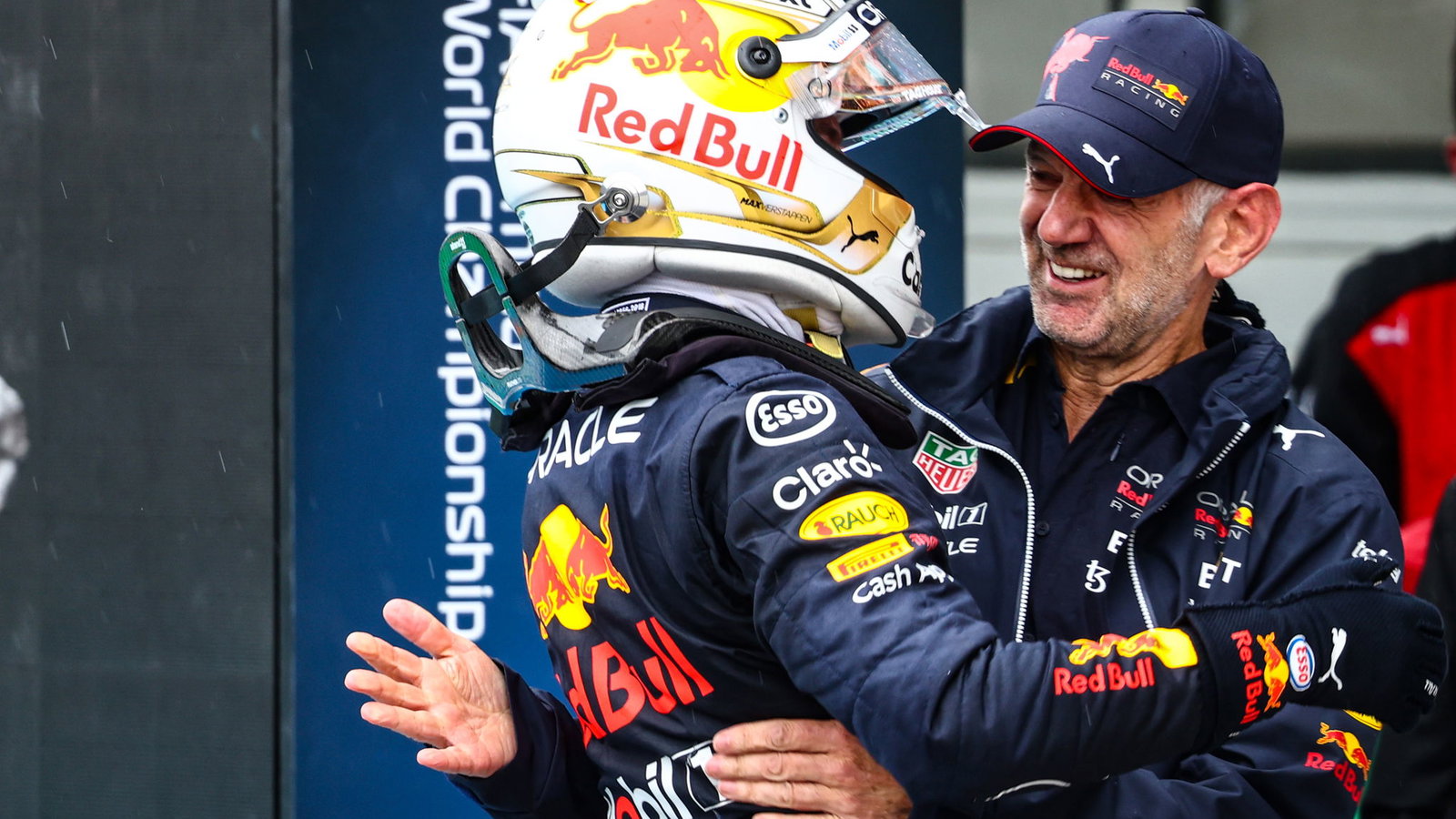 Max Verstappen and Adrian Newey