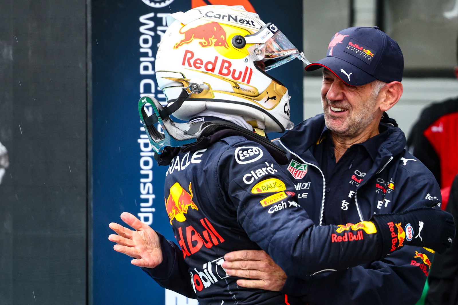 Max Verstappen and Adrian Newey