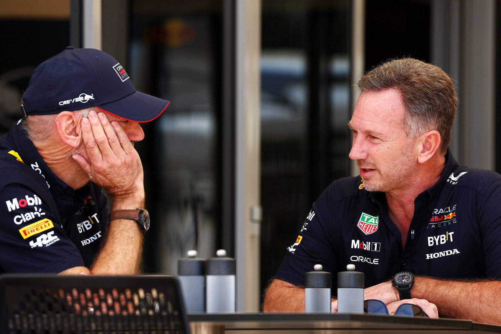 Adrian Newey and Christian Horner 