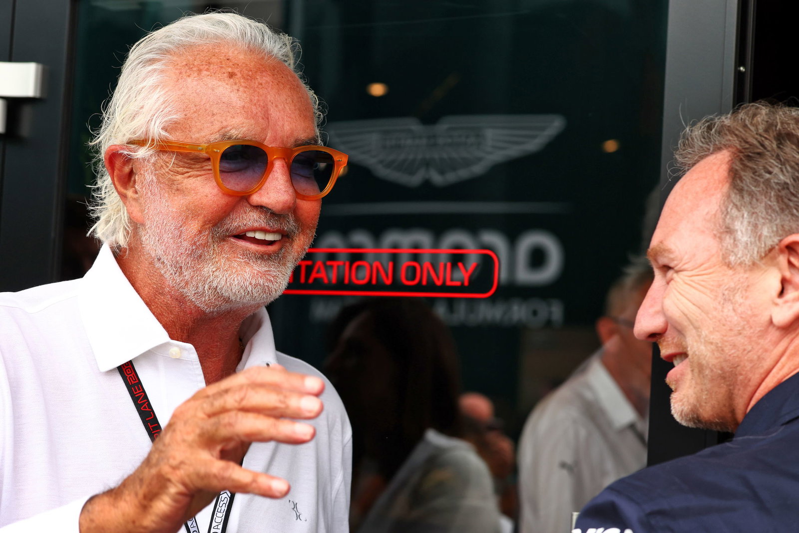 Flavio Briatore and Christian Horner 