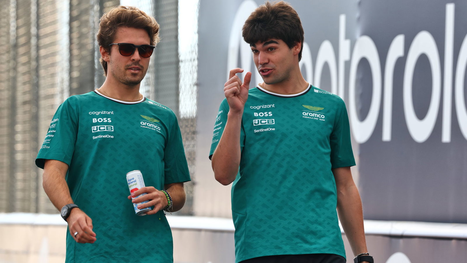 Felipe Drugovich and Lance Stroll 