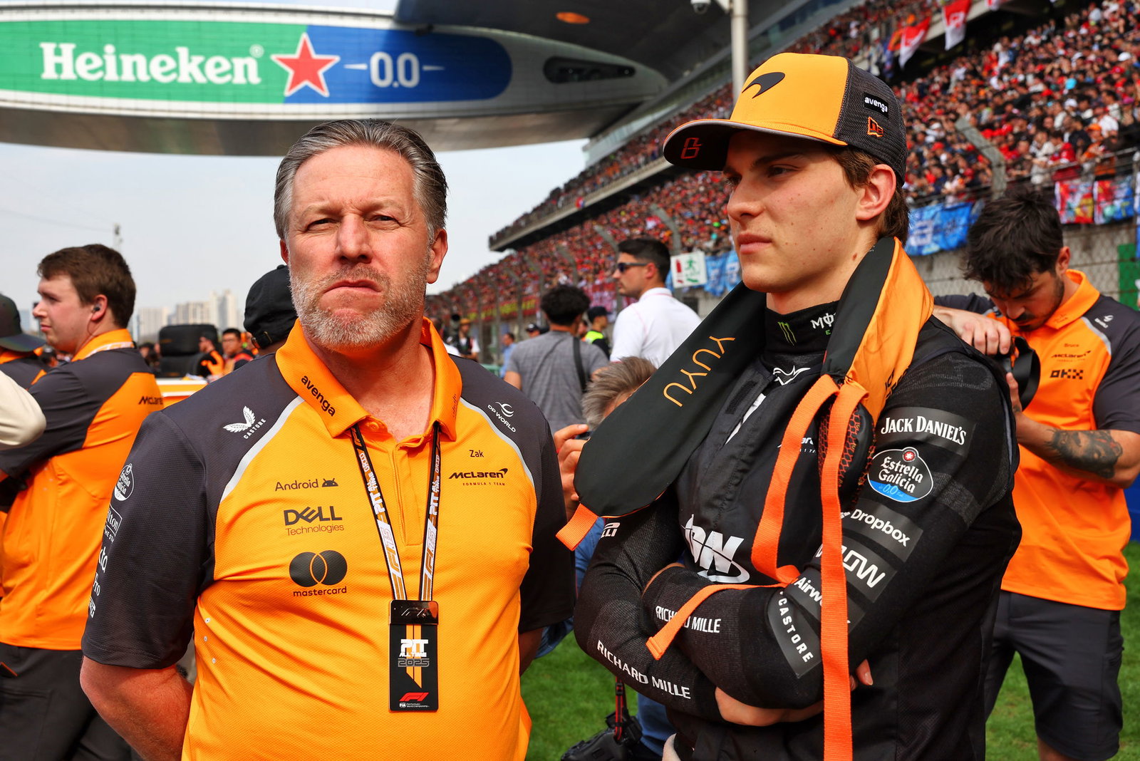 Brown and Piastri ahead of the Chinese Grand Prix 