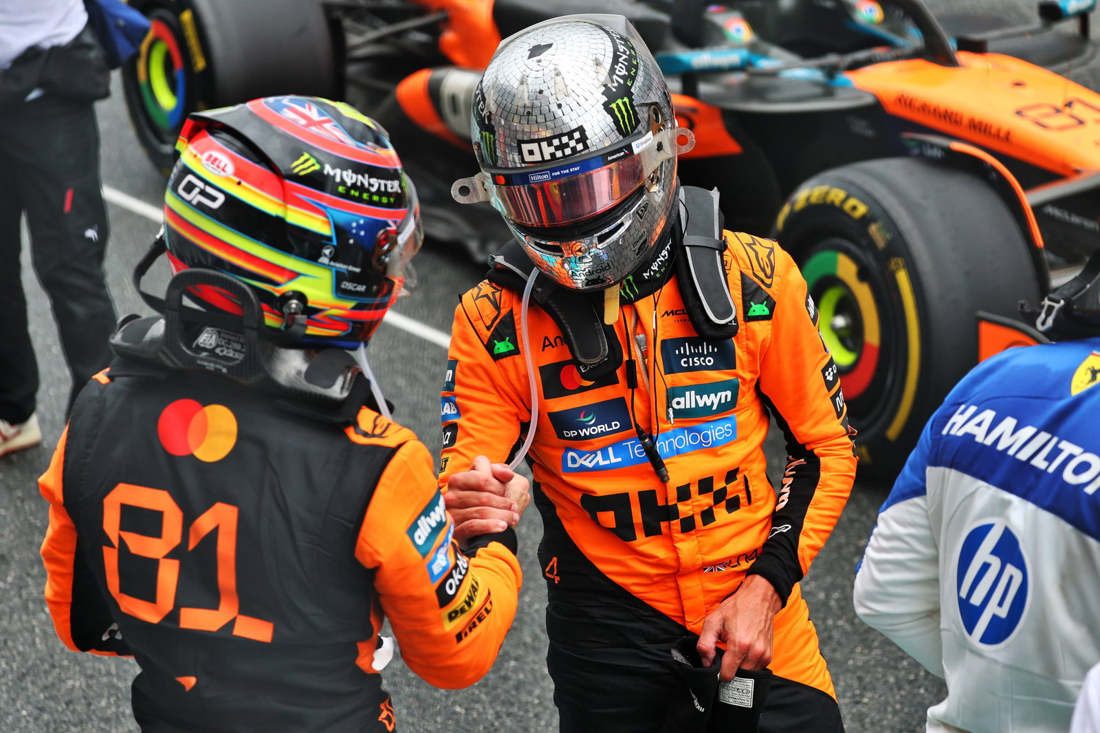 Oscar Piastri and Lando Norris 