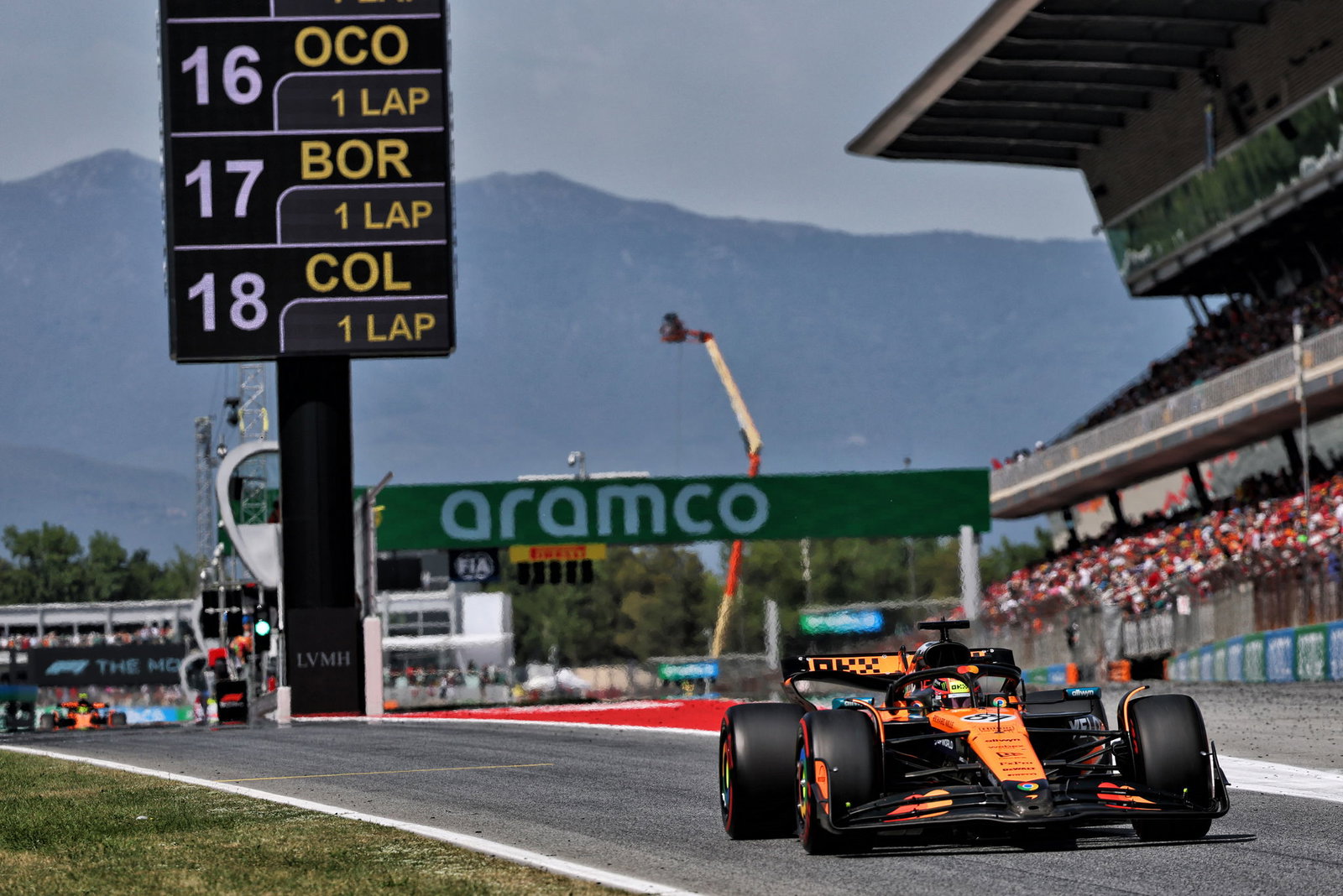 Piastri at the Spanish Grand Prix