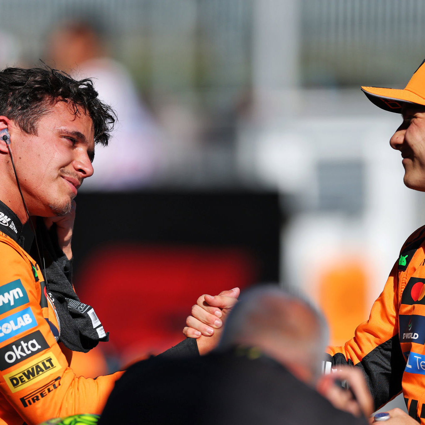 Lando Norris and Oscar Piastri 