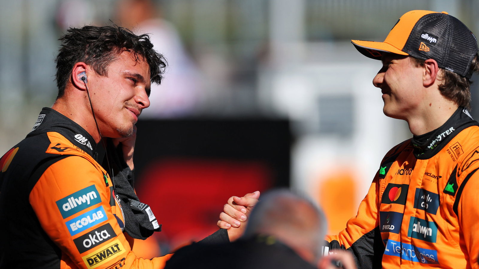 Lando Norris and Oscar Piastri 