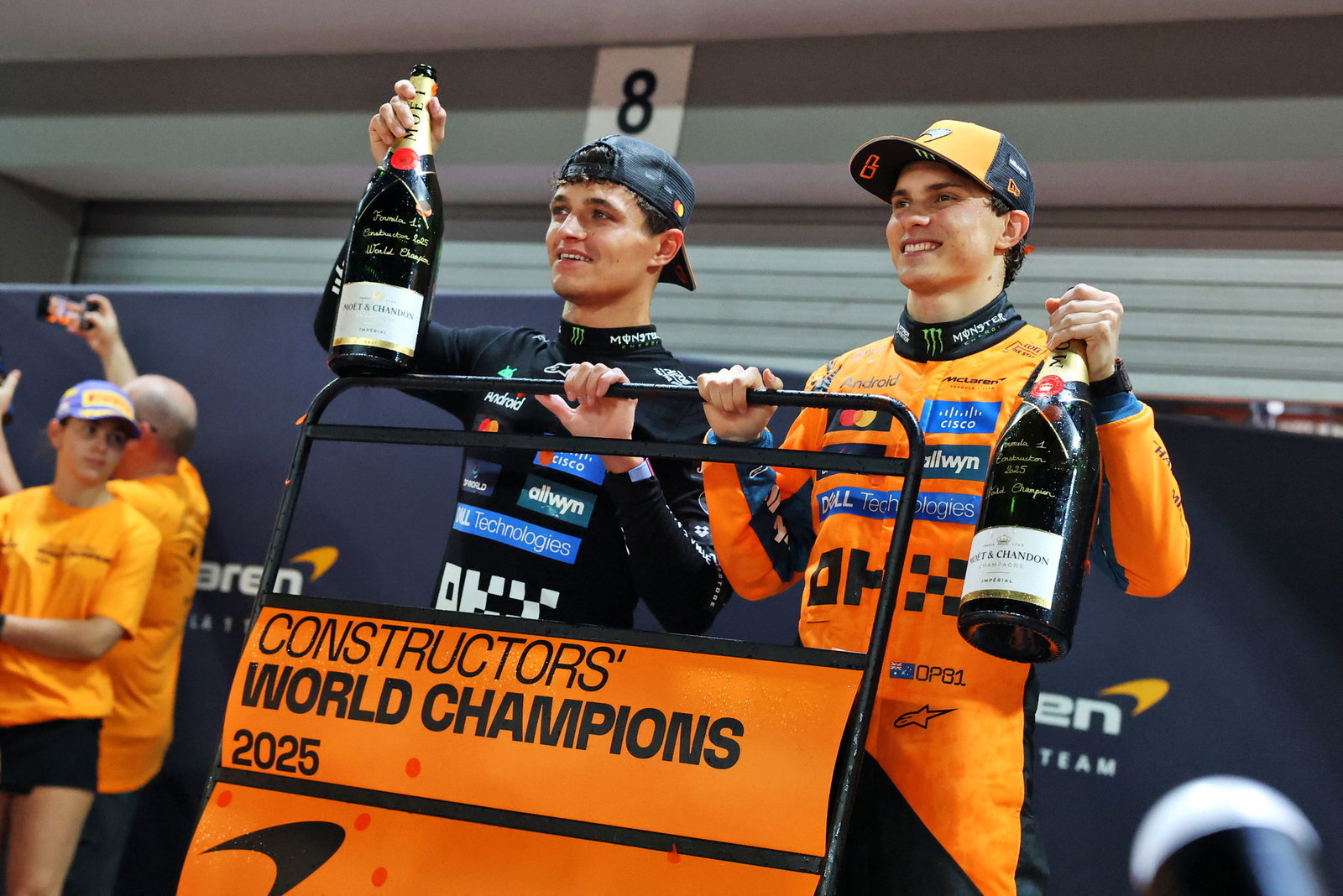 Lando Norris and Oscar Piastri