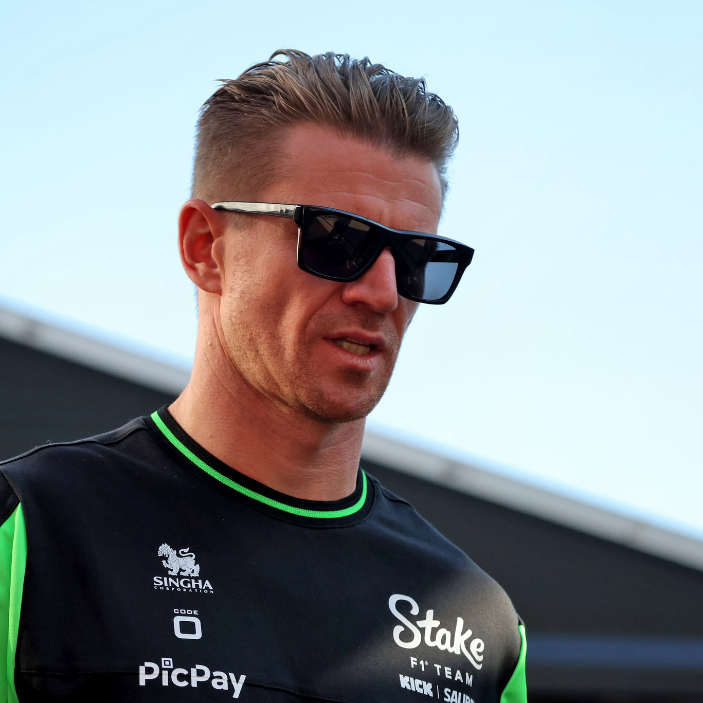 Hulkenberg was caught up in a multi-car accident 