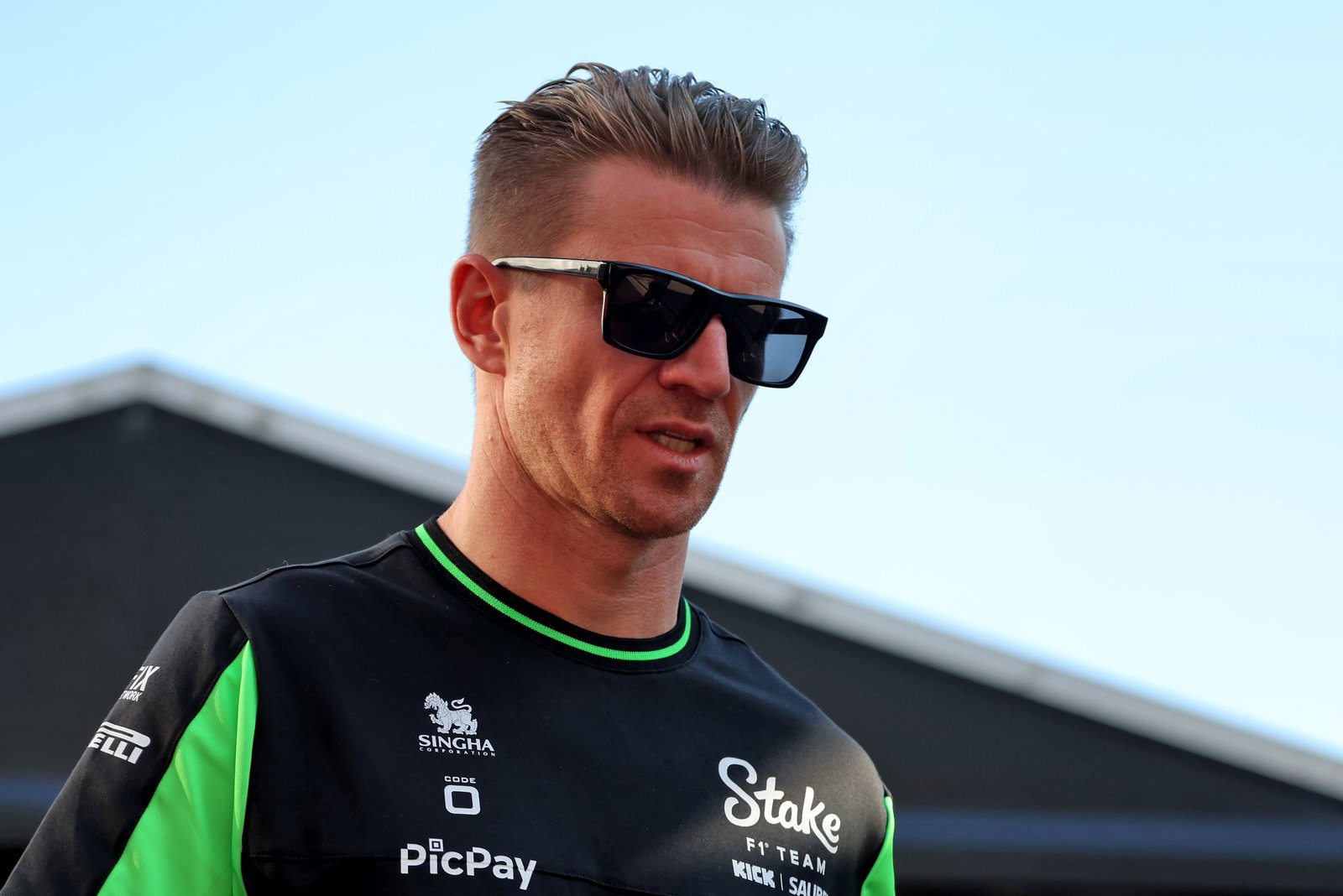 Hulkenberg was caught up in a multi-car accident 