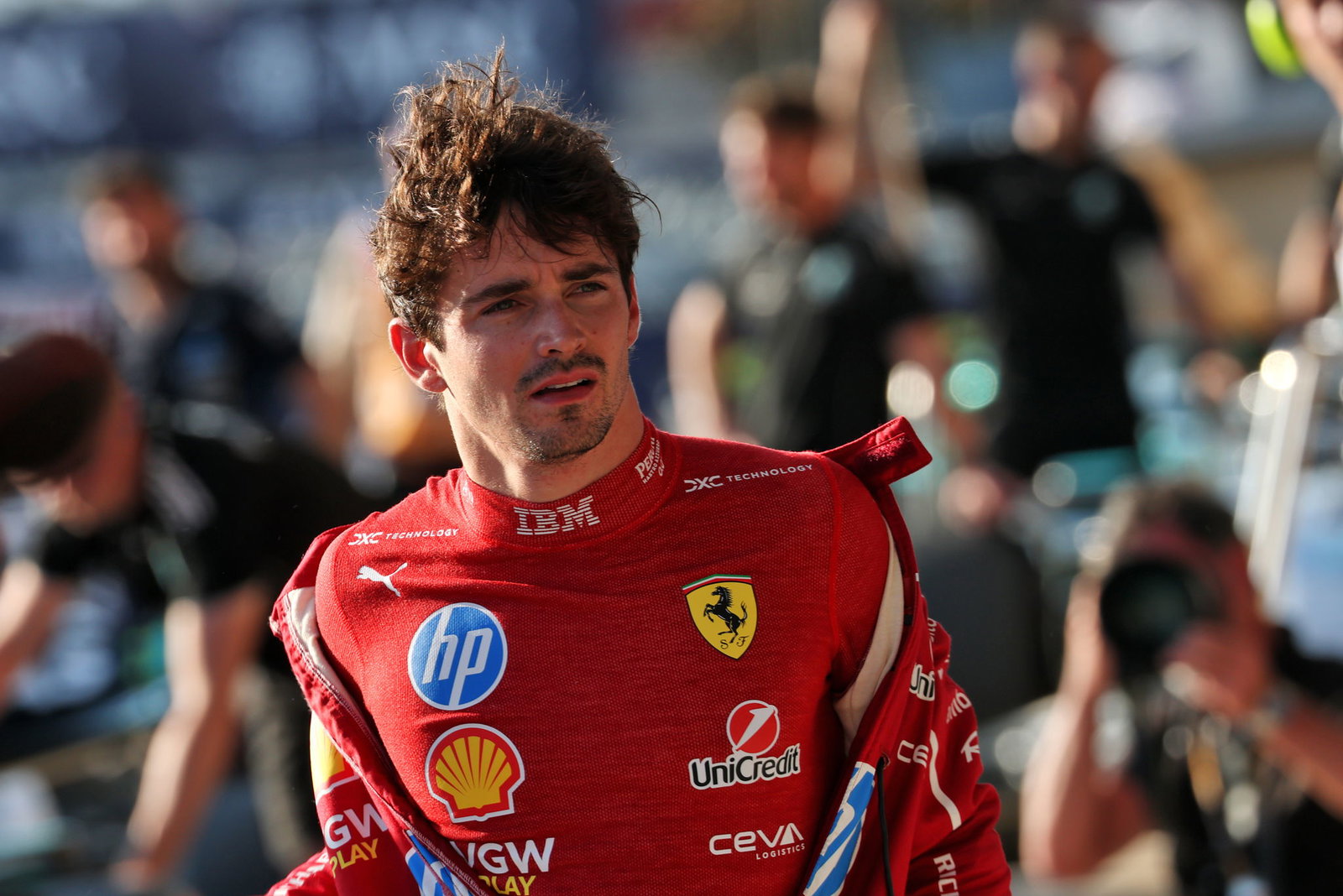 Leclerc couldn't explain Ferrari's improvement 