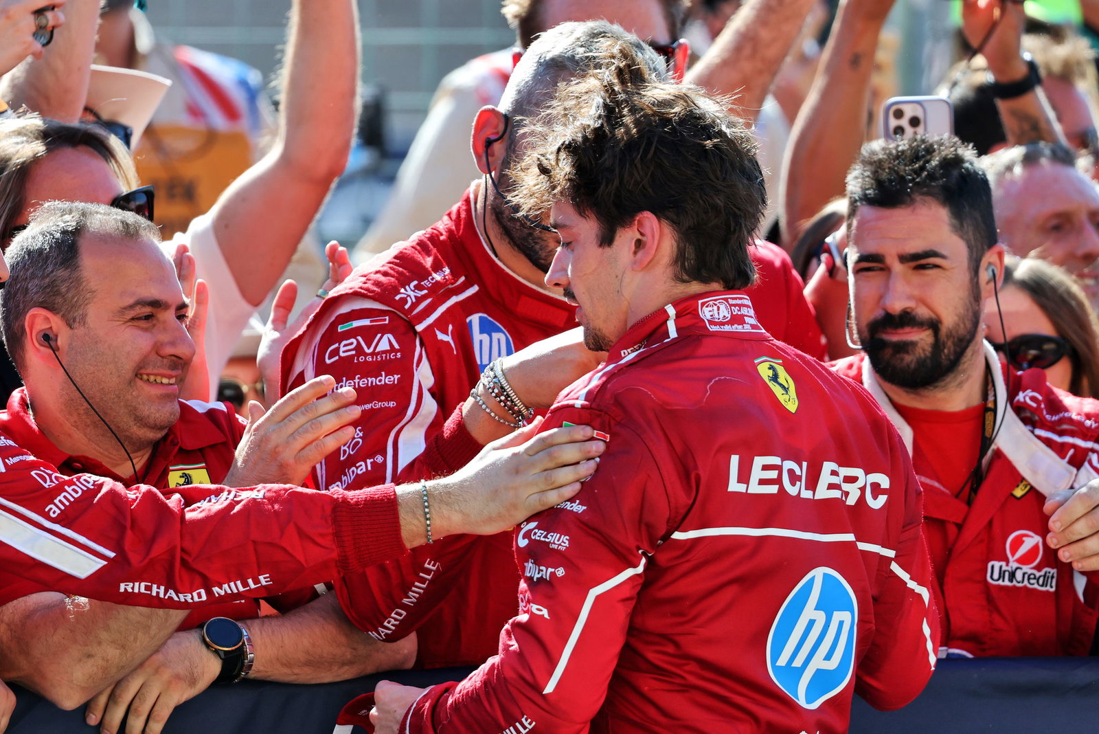 Leclerc's sixth podium of the year gave Ferrari something to smile about