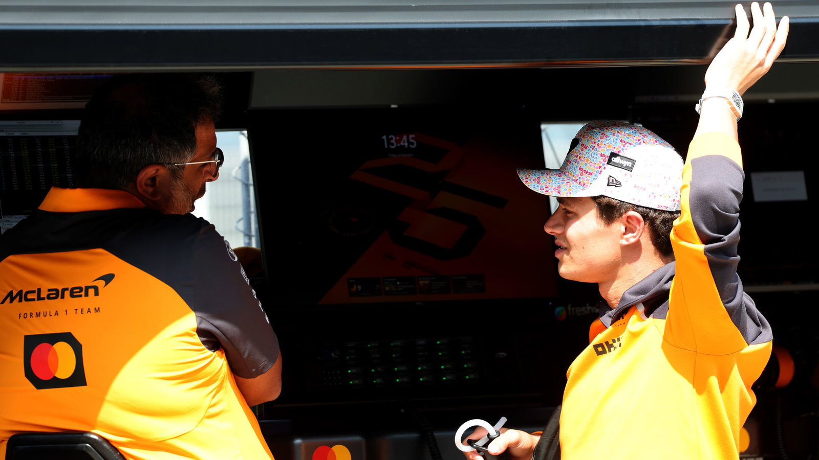 Randeep Singh and Lando Norris 