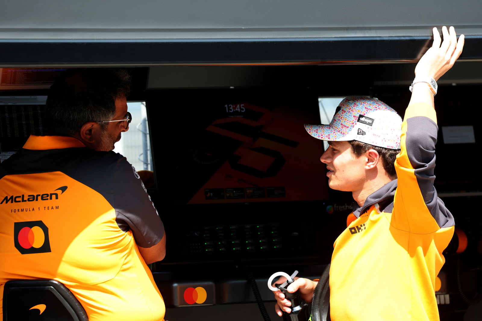 Randeep Singh and Lando Norris 