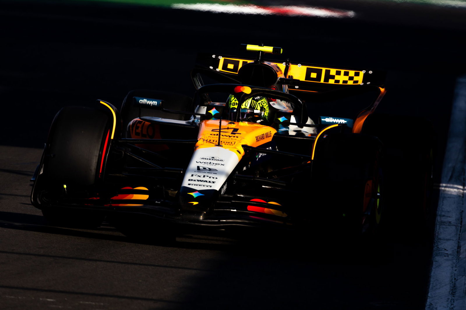 Norris blew his rivals away in Q3