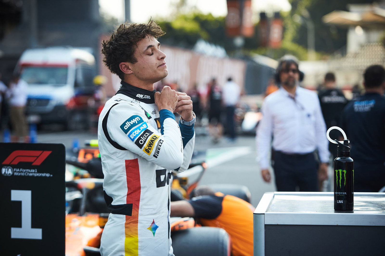 Norris was booed by the crowd in Mexico City 