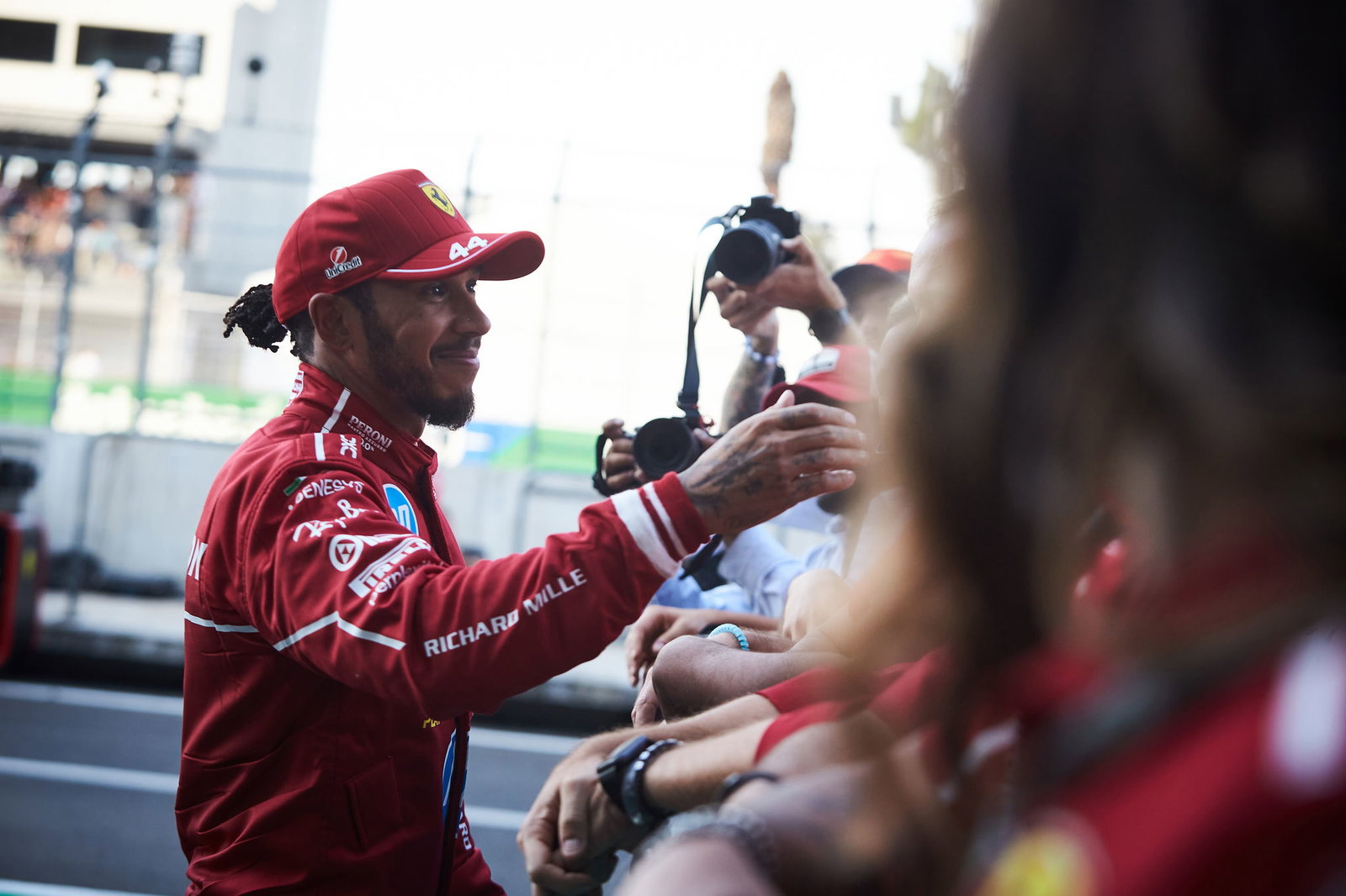 Hamilton enjoyed his best Grand Prix qualifying for Ferrari