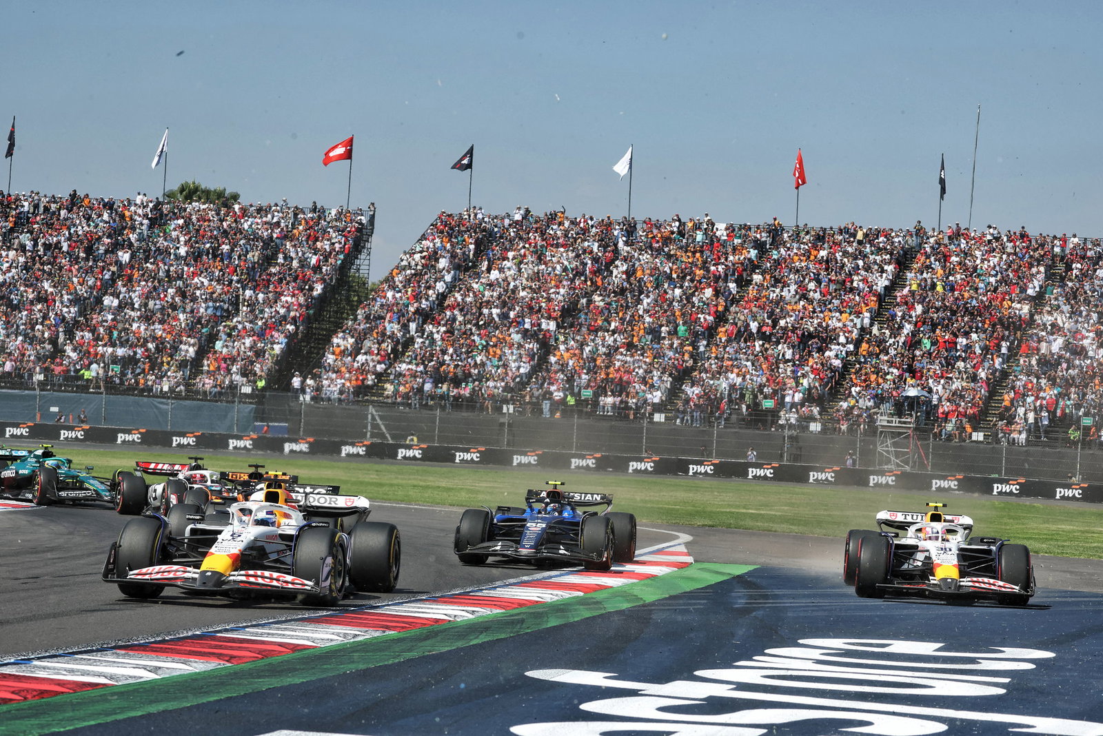 It was a rough day for three Red Bull drivers - and Sainz