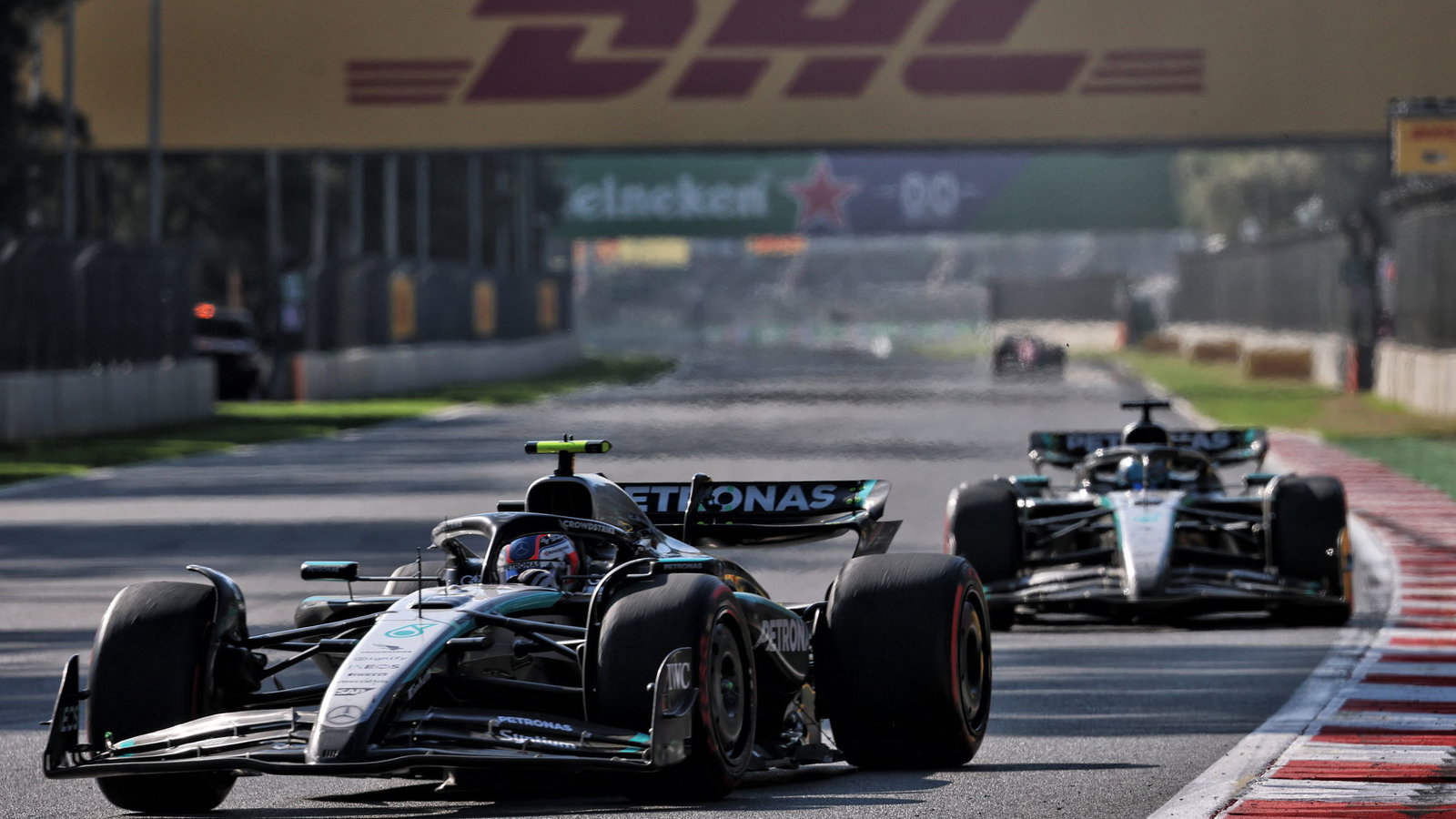 Antonelli and Russell were told to swap places 