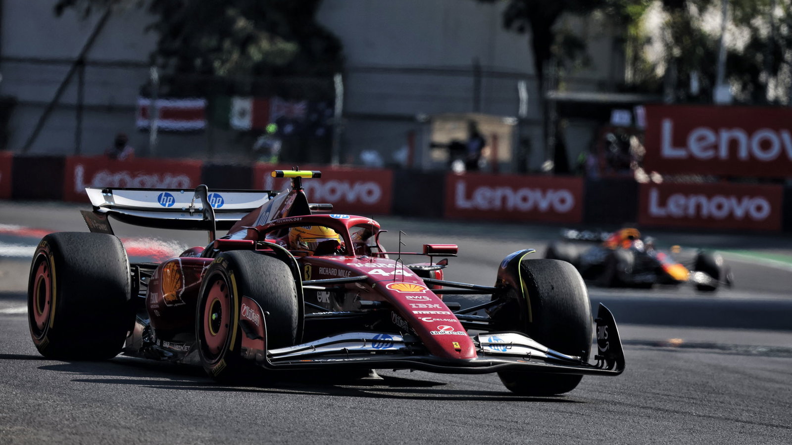 Hamilton's wait for a first Ferrari podium goes on