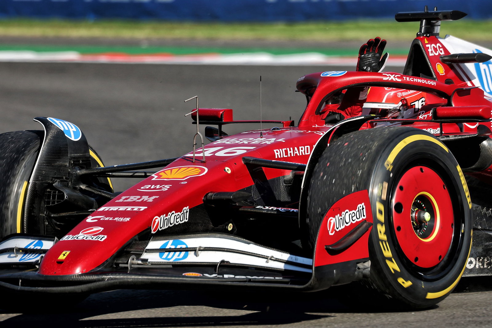 Leclerc made it back-to-back podiums for Ferrari