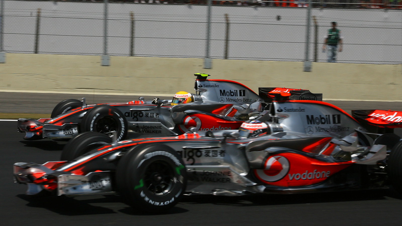 Hamilton and Alonso missed out on the 2007 world title 