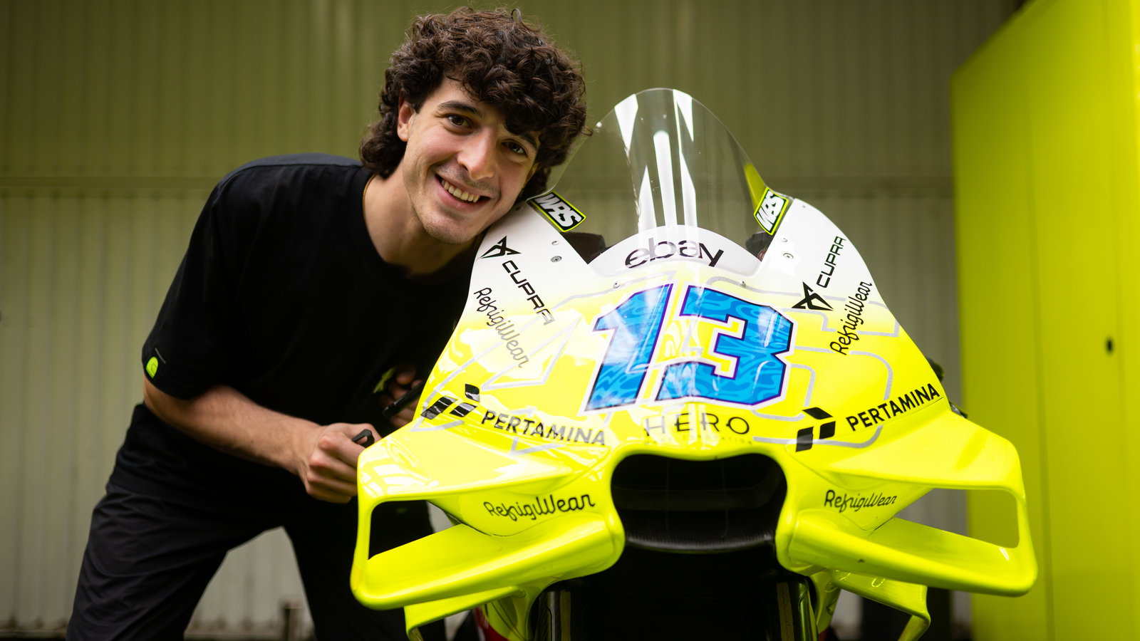 Celestino Vietti, VR46 Ducati, 2025 Valencia test