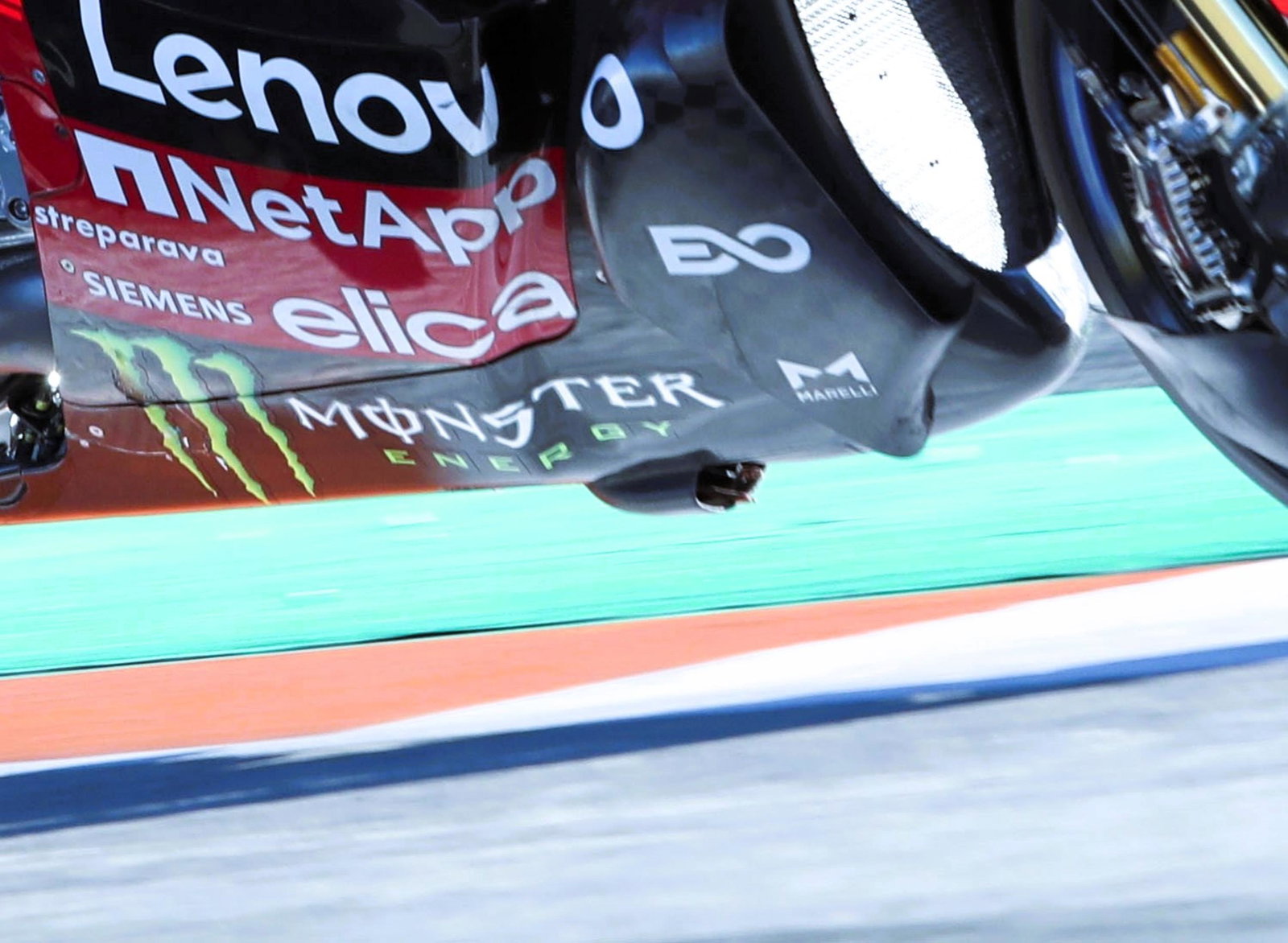 Nicolo Bulega's Ducati, 2025 Valencia MotoGP Test