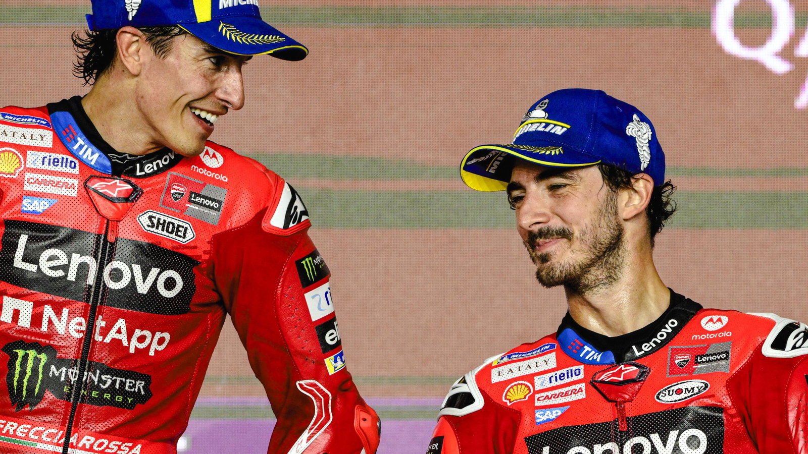 Marc Marquez, Francesco Bagnaia, 2025 Qatar MotoGP