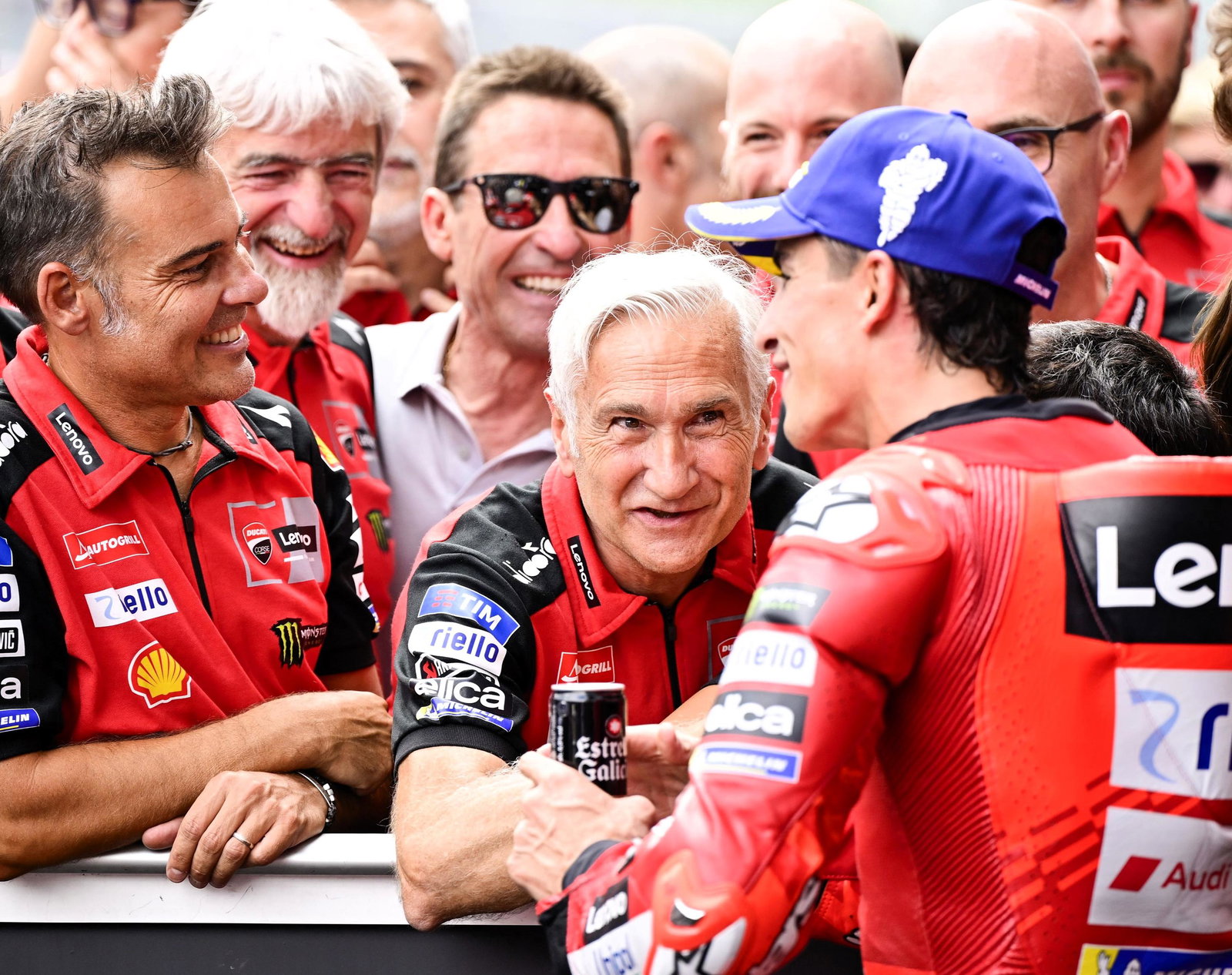 Marc Marquez, Tardozzi, Dall’Igna, Rigamonti