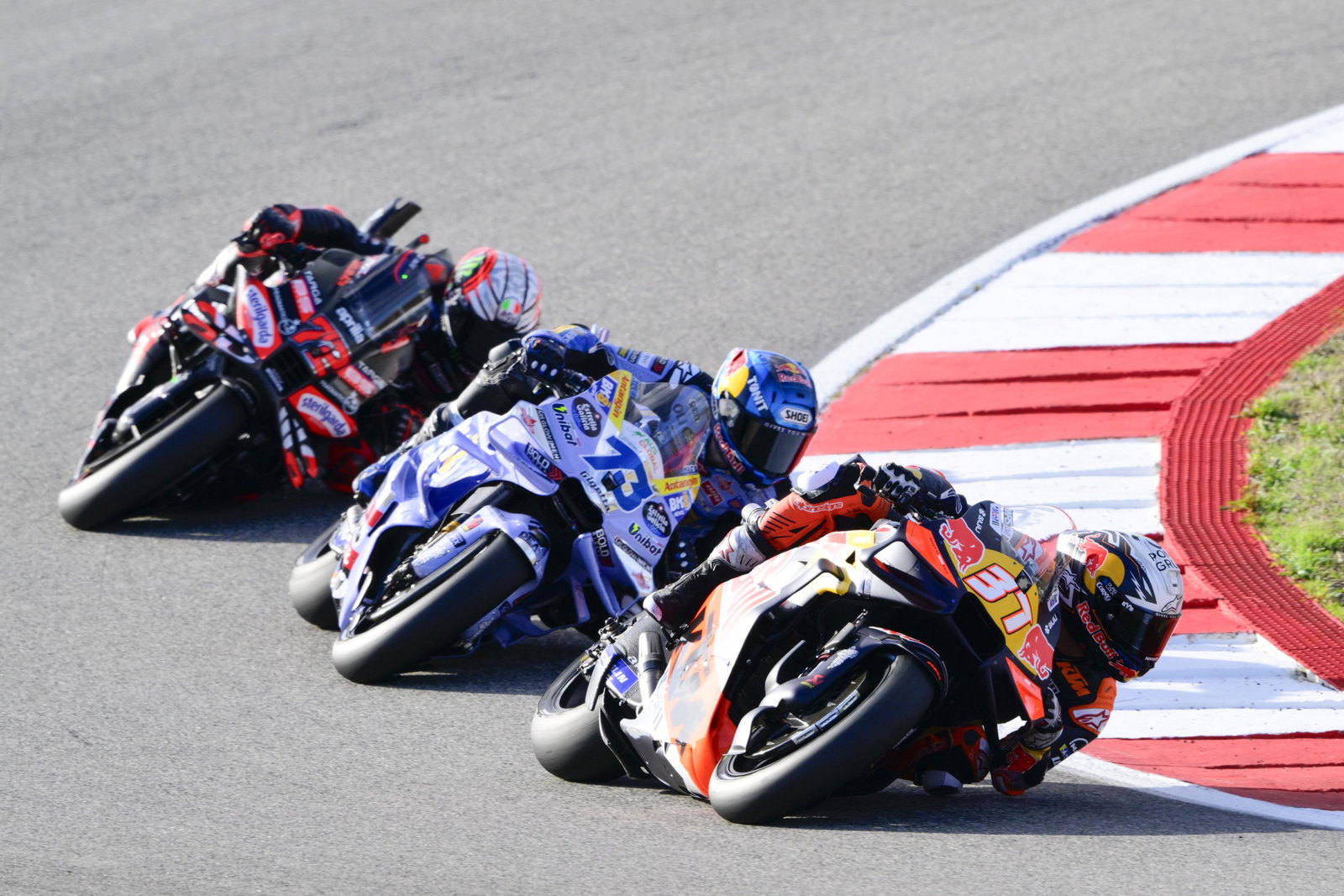 Acosta, Marquez, Bezzecchi, 2025 Portimao MotoGP Sprint
