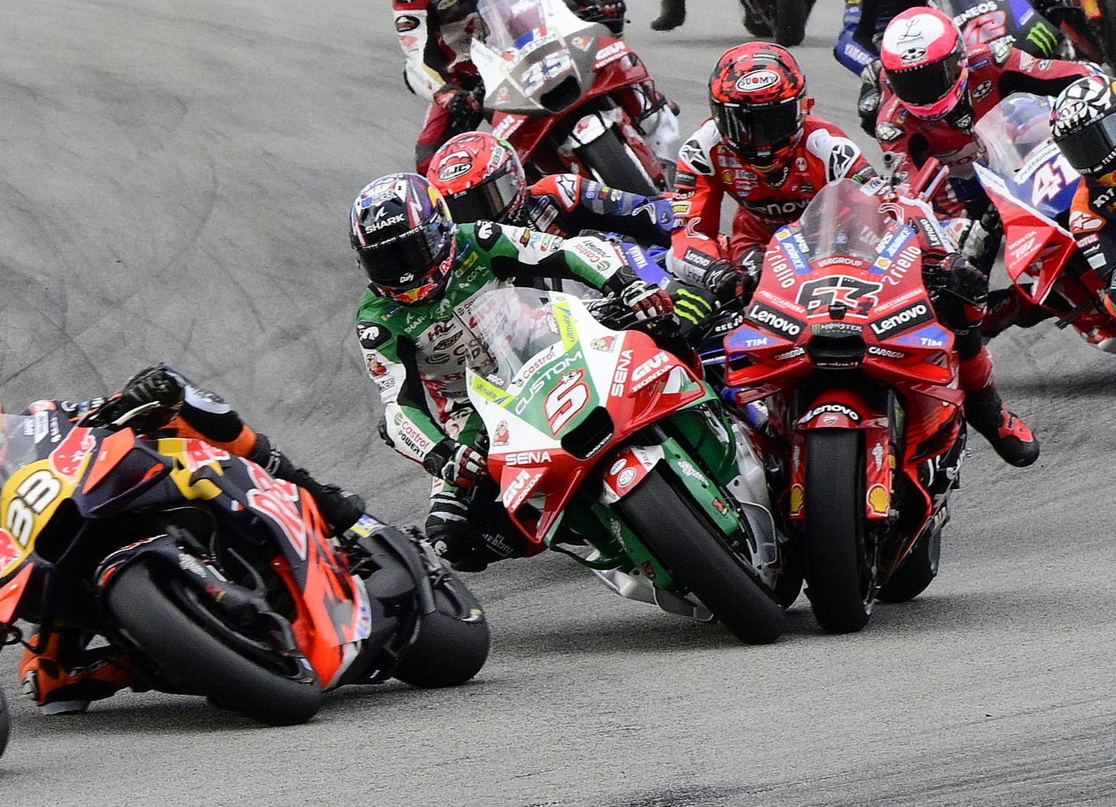 Johann Zarco, Francesco Bagnaia clash, 2025 Valencia MotoGP