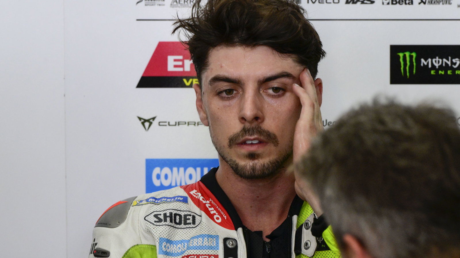 Fabio Di Giannantonio, 2025 MotoGP Malaysian Grand Prix, pit box. Credit: Gold and Goose.