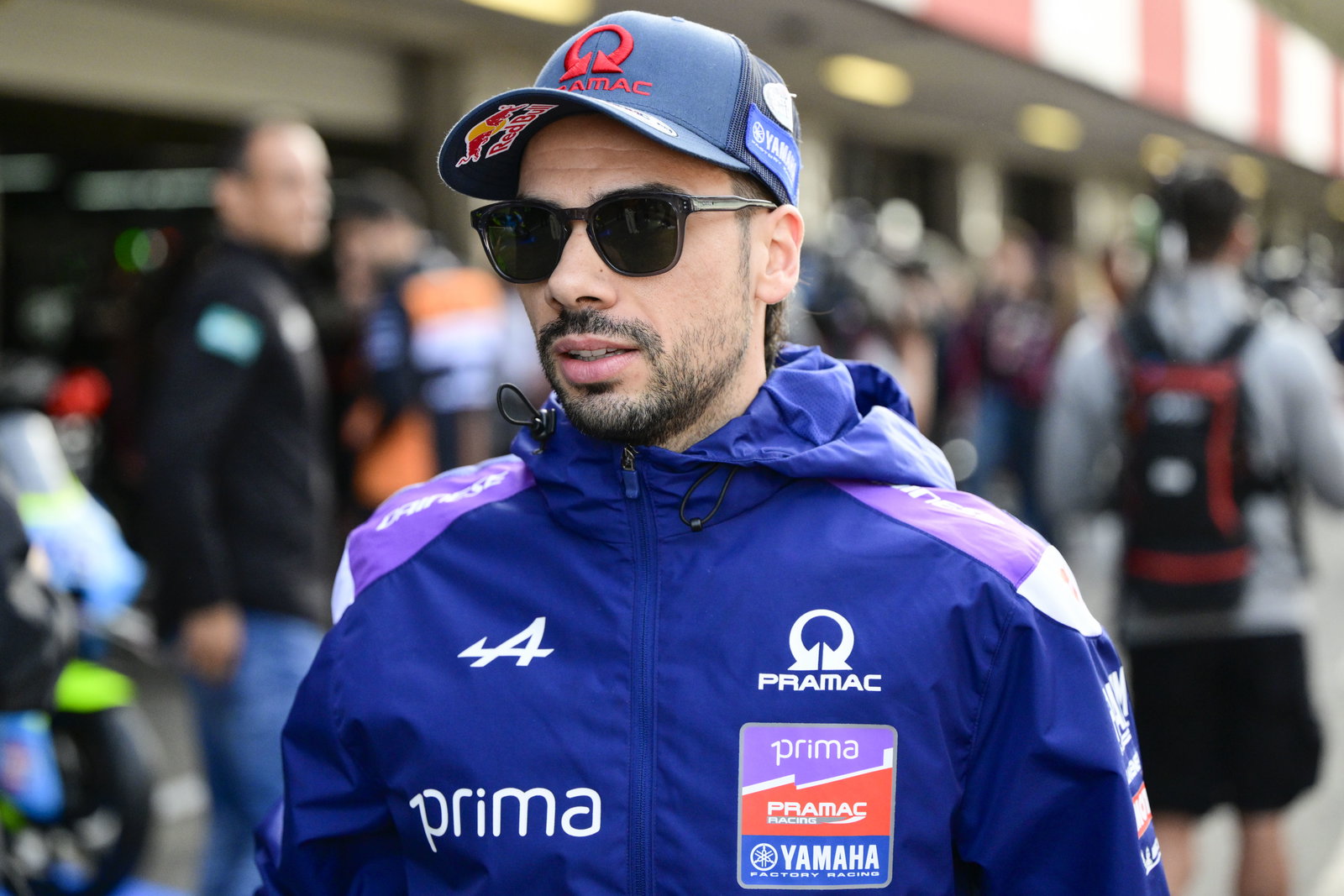 Miguel Oliveira, 2025 MotoGP Portuguese Grand Prix, pit lane. Credit: Gold and Goose.
